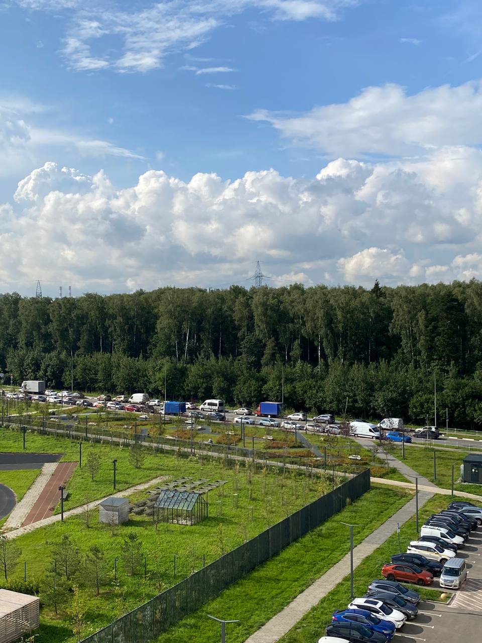 Студия с видом на Москву